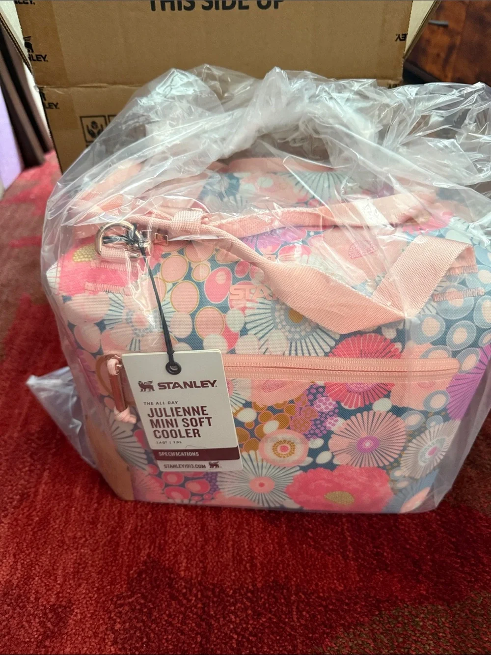 Stanley Floral Pink Multi-Color Insulated Lunch Tote 7L - Picture 1 of 4